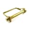 Buyers Products Snapper Pin - 3/8in Diameter x 2-5/16in Usable Length, Yellow Zinc Plated 66060 - alternate 3